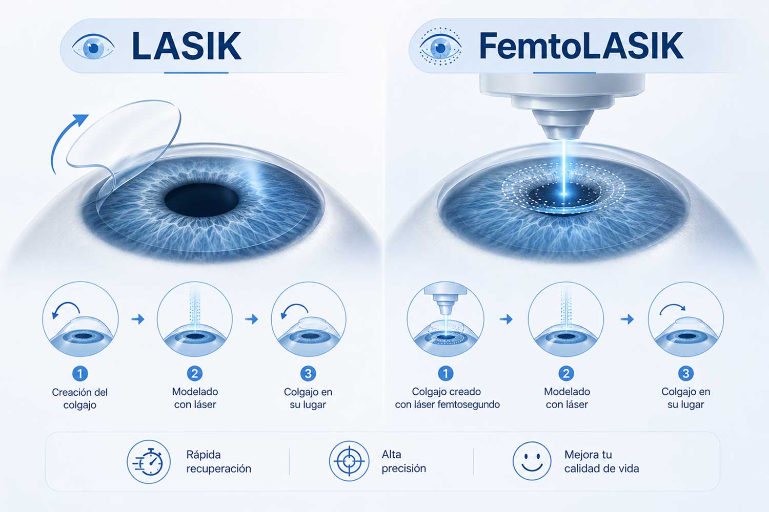 diferencia entre lasik y femtolasik